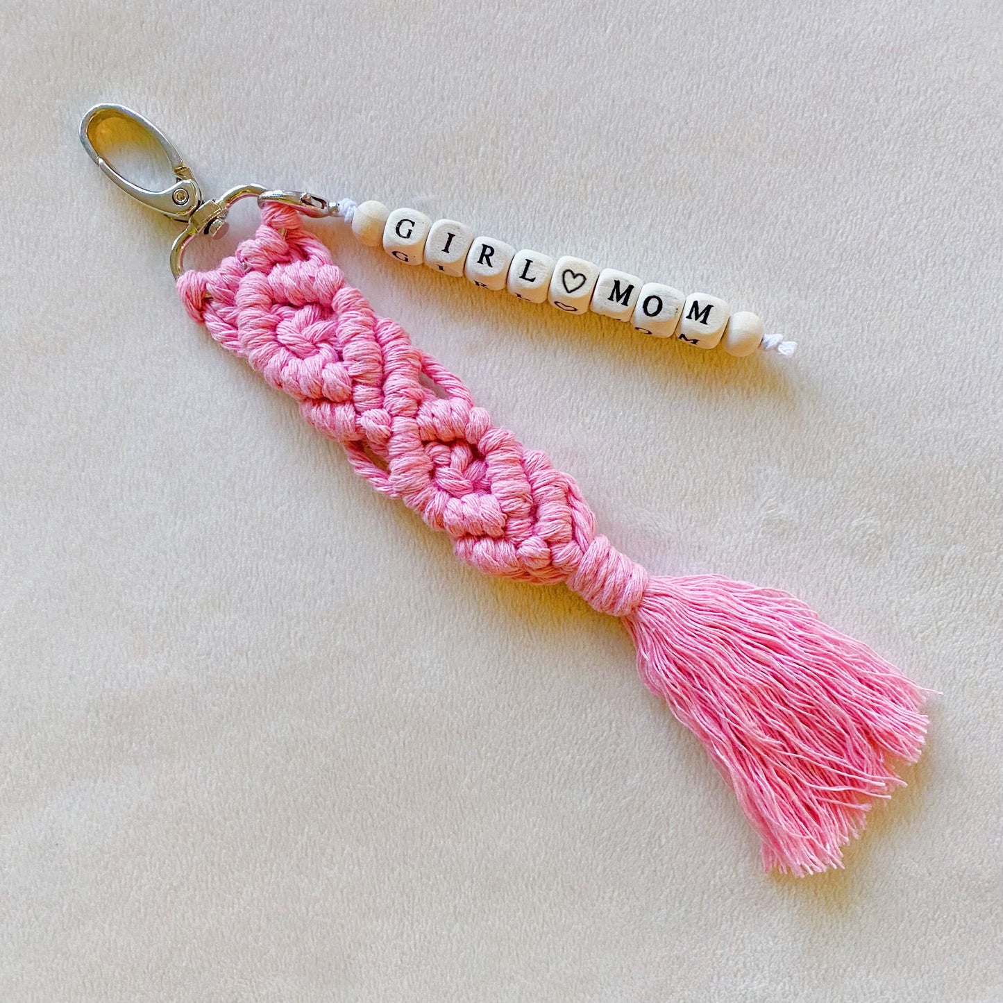 Beloved Boho Key Chain - Girl Mom