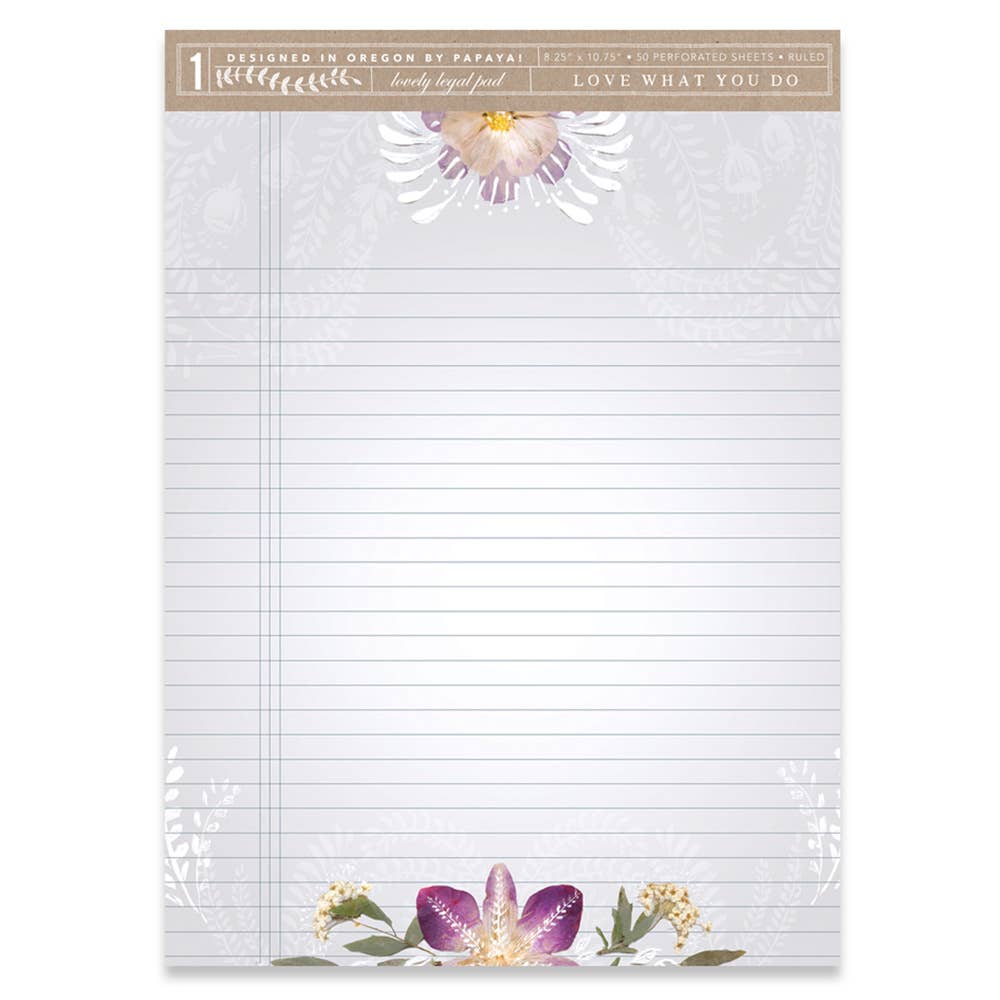 Legal Pad - Orchid Lace