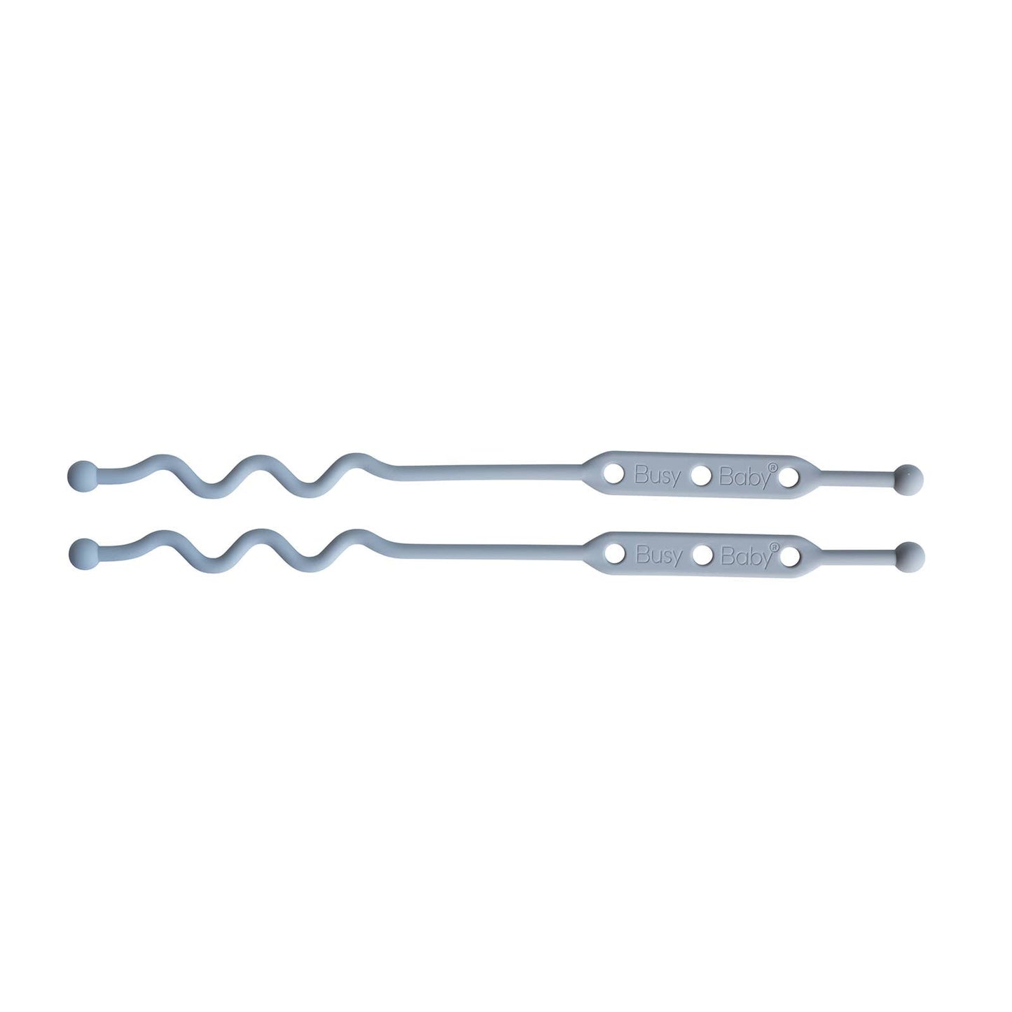 Busy Baby Tethers (set of 2) - Light Grey