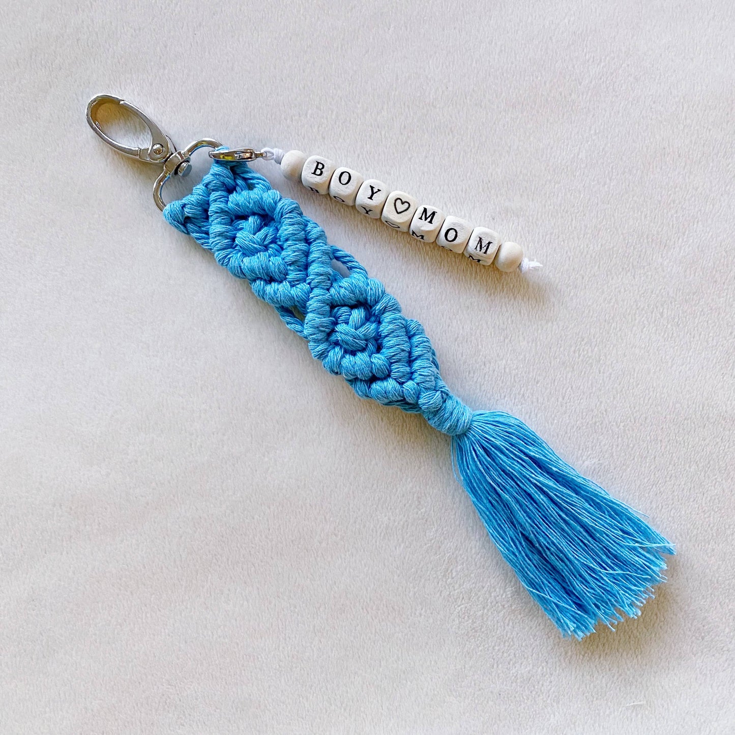 Beloved Boho Key Chain - Boy Mom