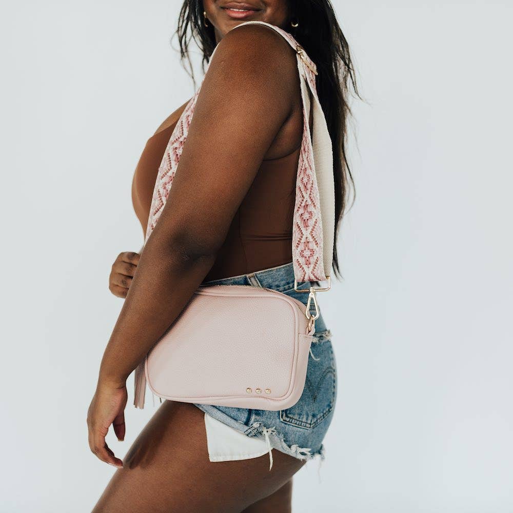 Willow Camera Crossbody Bag - Blush