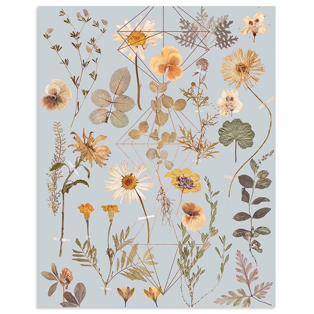 Copper Art Print- Golden Garden