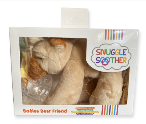 Snuggle Soother Pacifier Clip - Baby Pug