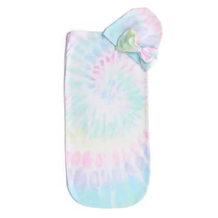 Cutie Cocoon™ Matching Cocoon & Hat Sets - Rainbow Tie Dye