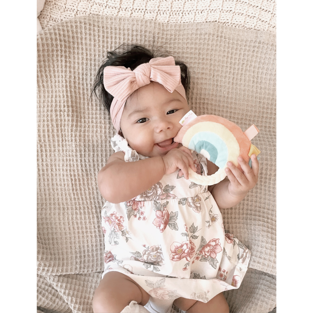 Ritzy Rattle Pal™  Plush Rattle Pal with Teether - Rainbow