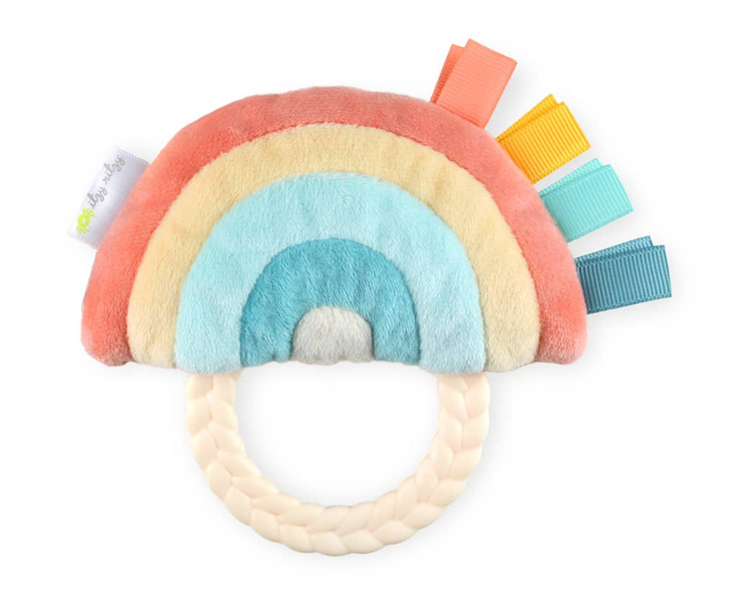 Ritzy Rattle Pal™  Plush Rattle Pal with Teether - Rainbow
