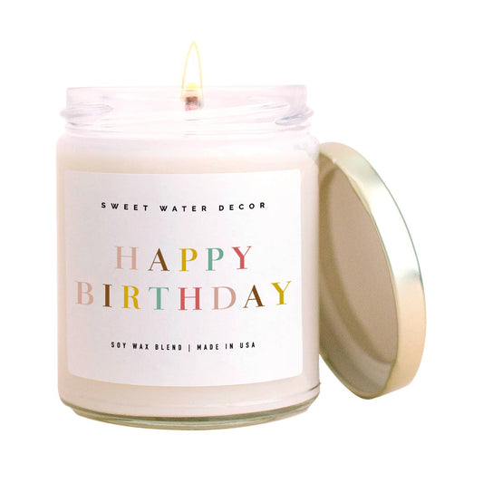 Happy Birthday Soy Candle