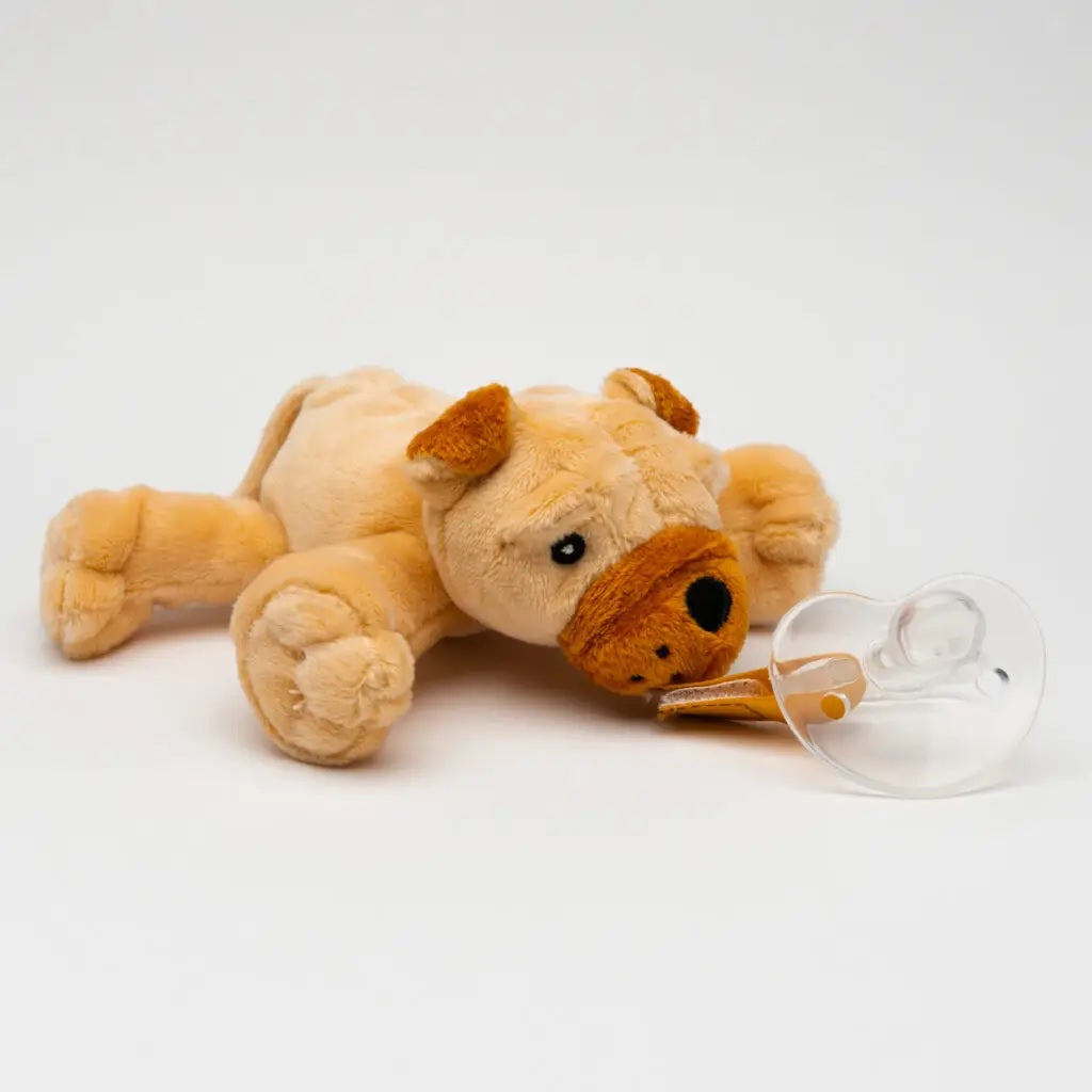 Snuggle Soother Pacifier Clip - Baby Pug