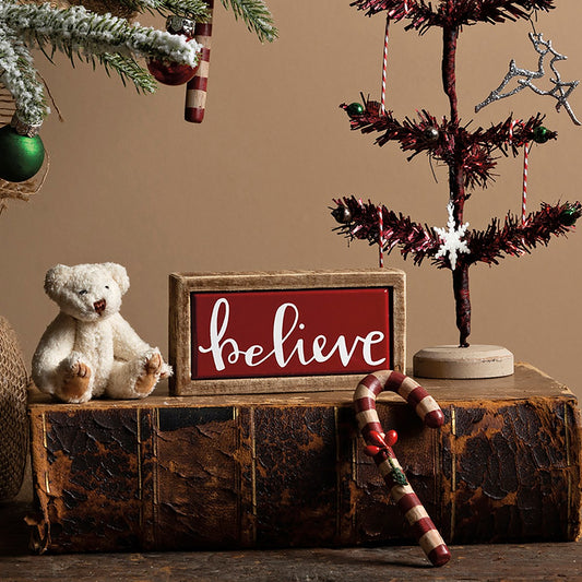 Box Sign Mini - Believe