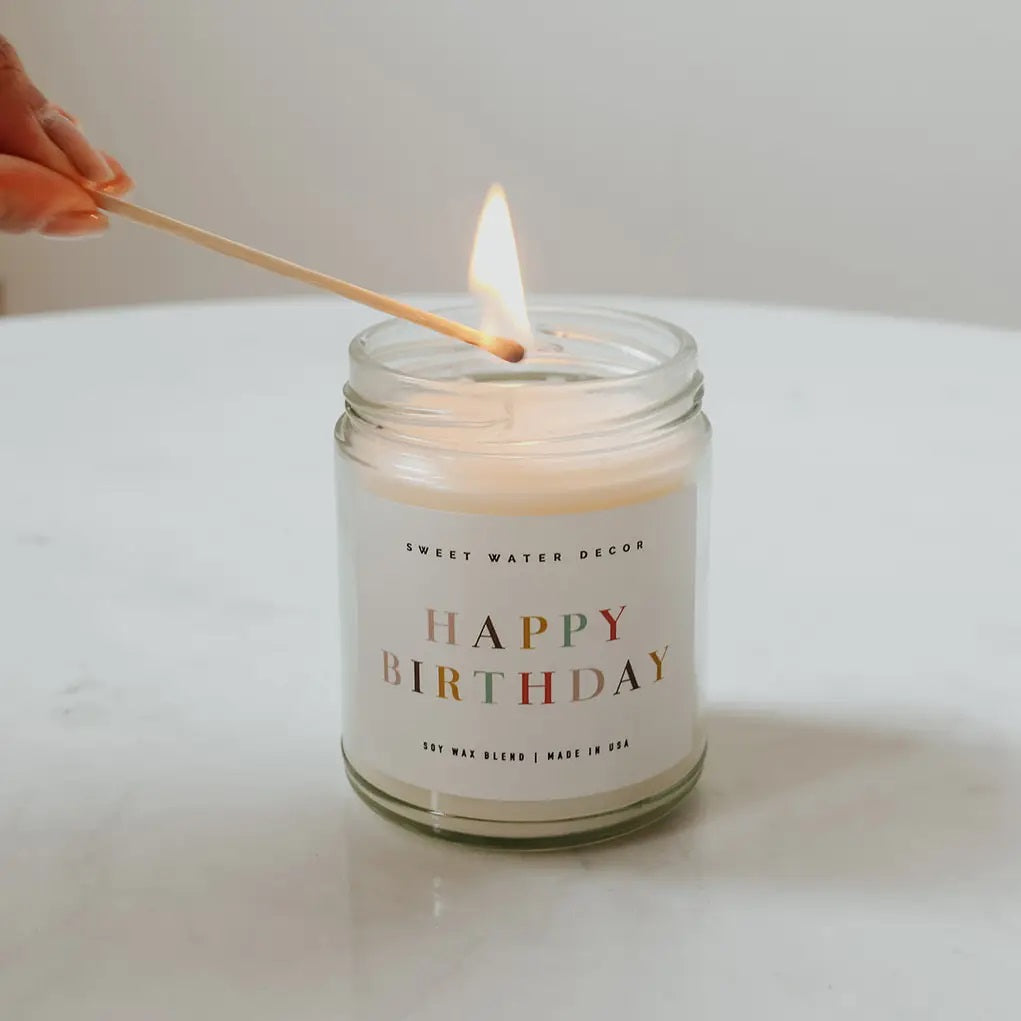 Happy Birthday Soy Candle