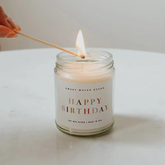 Happy Birthday Soy Candle