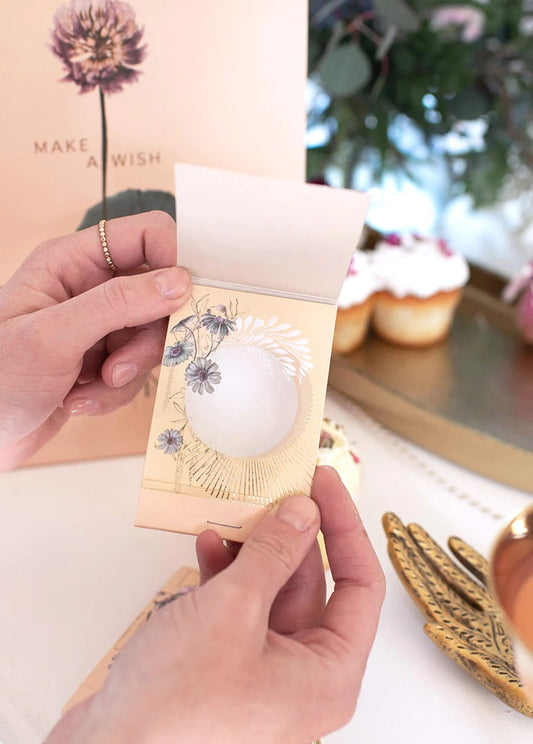 Gift Label Stickers - Blue Cosmos