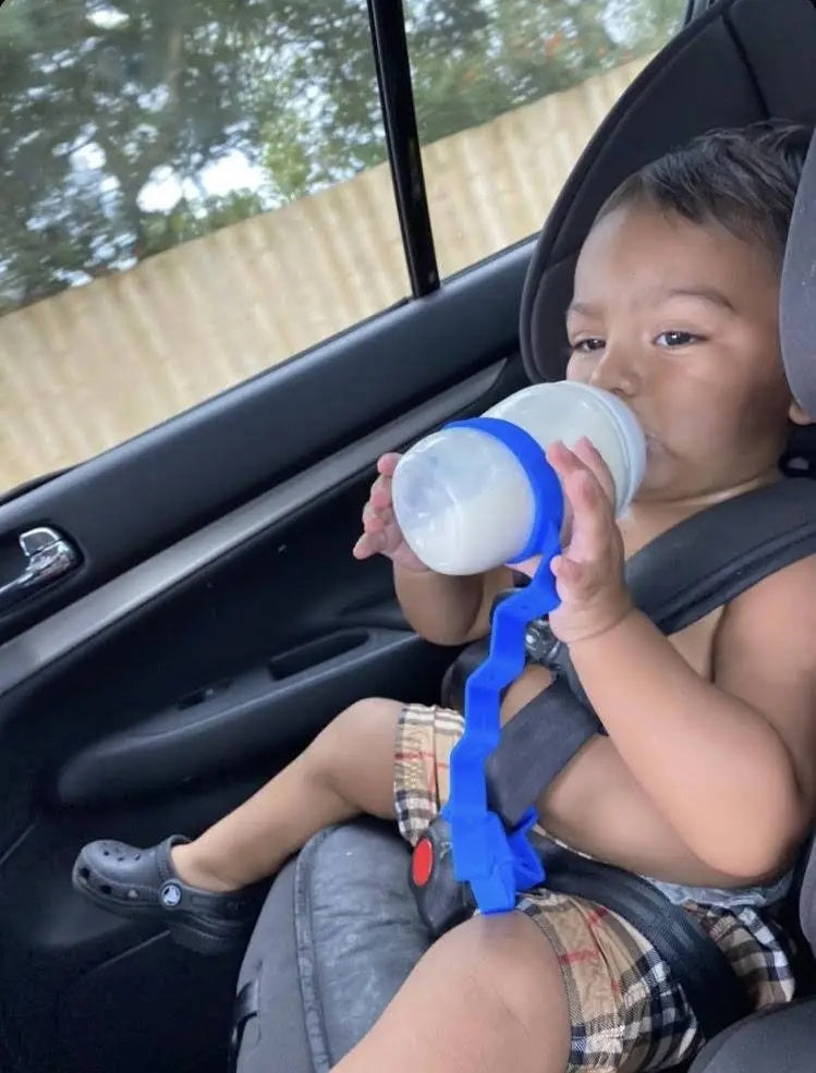 Busy Baby Bottle Bungee - Blue