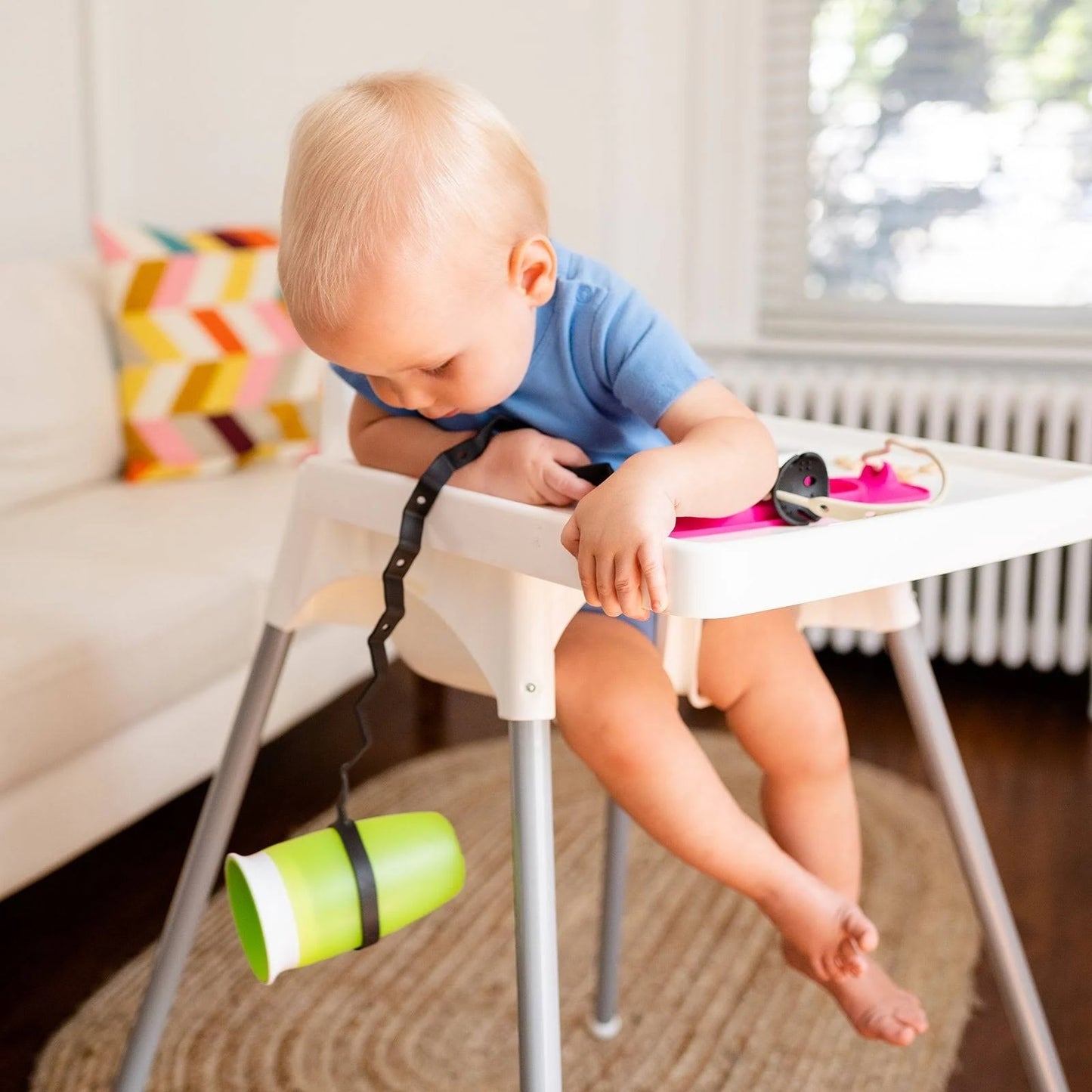 Busy Baby Bottle Bungee - Spearmint