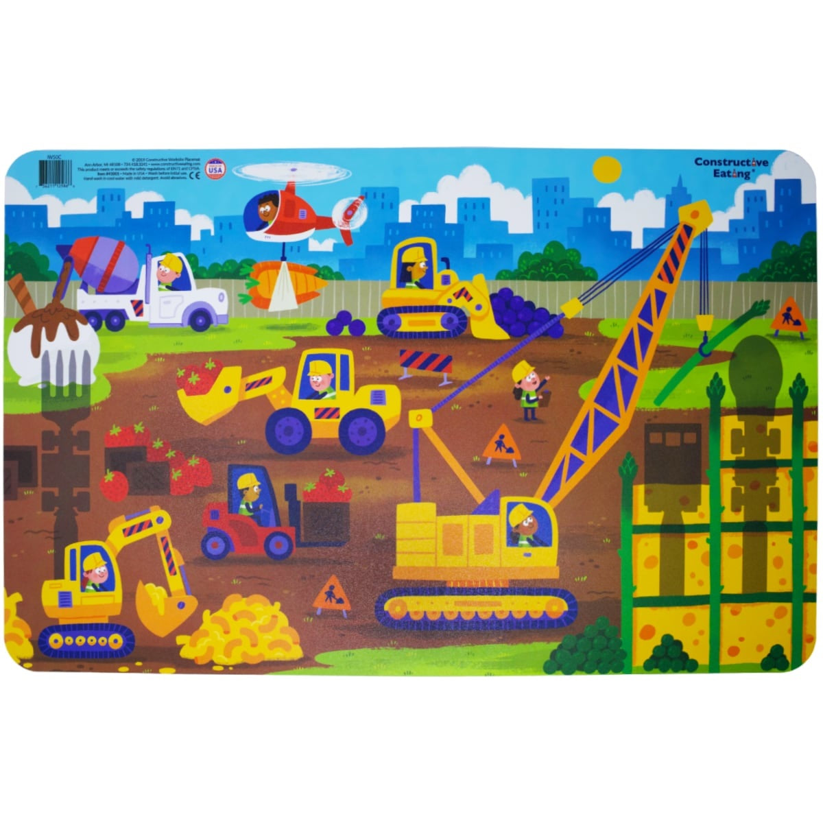 Construction Worksite Placemat
