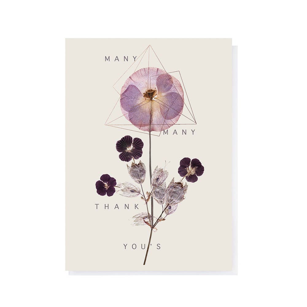 Greeting Card - Violet Glow