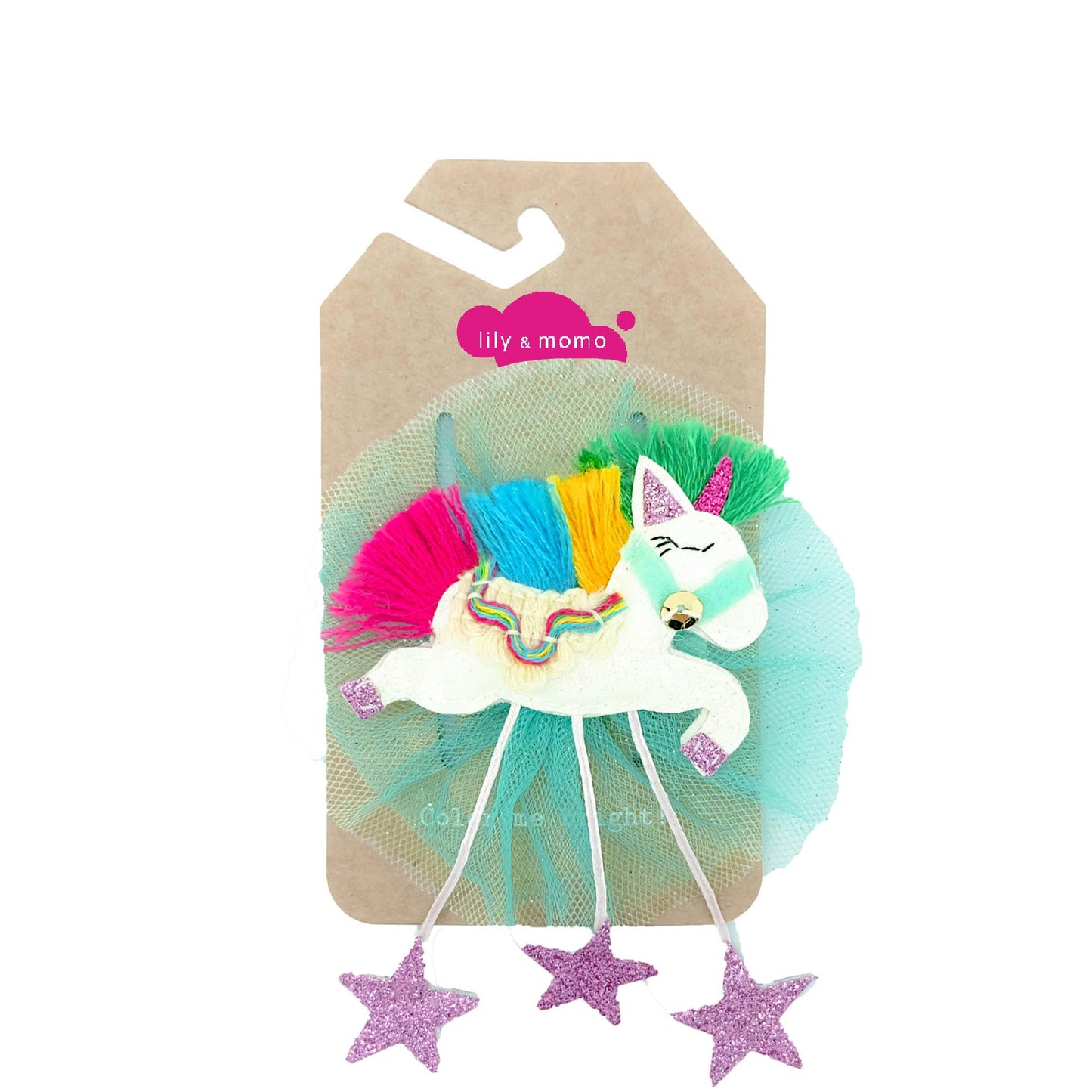 Starry Unicorn Hair Clip