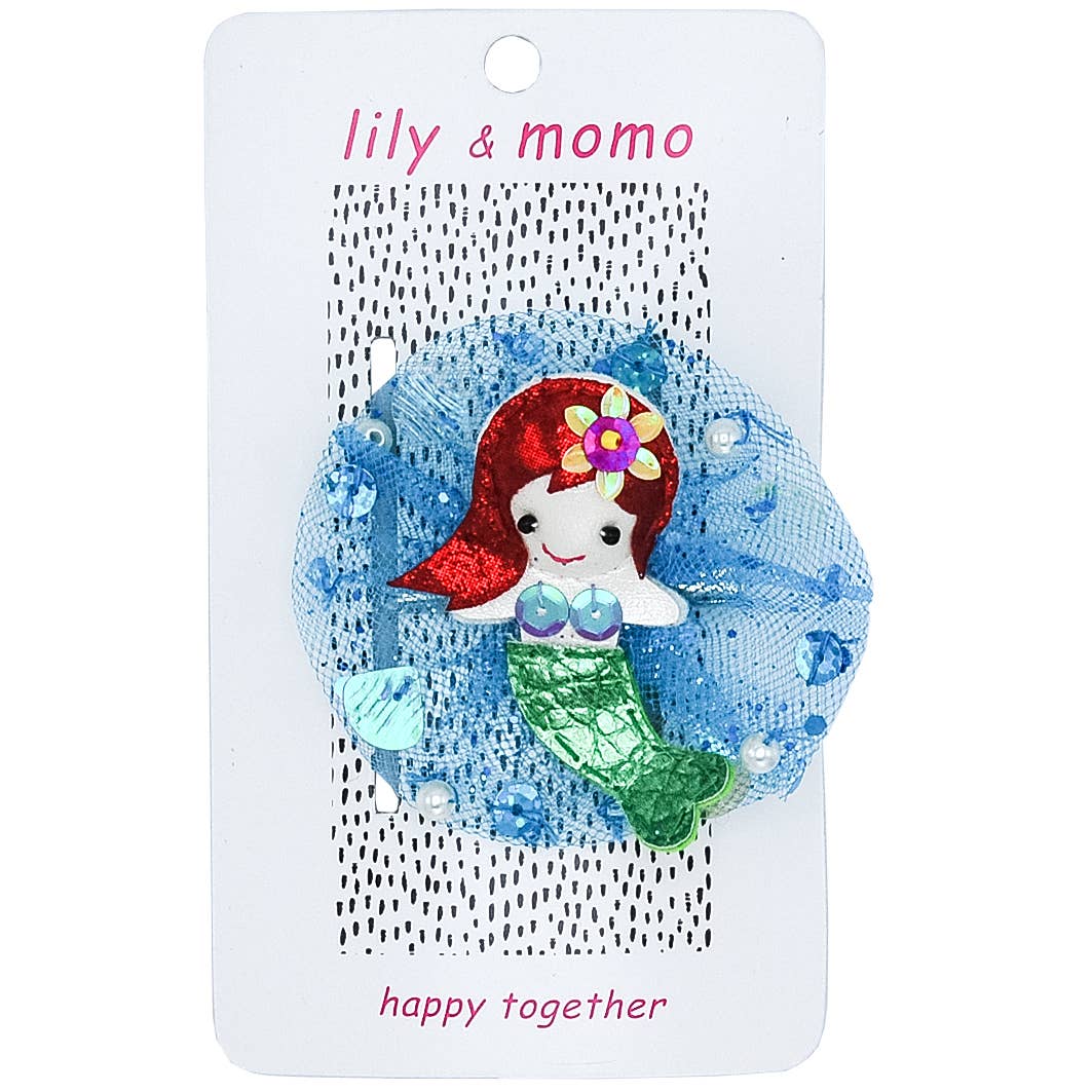 Tulle Mermaid Hair Clip