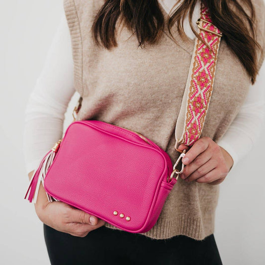 Willow Camera Crossbody Bag - Pink