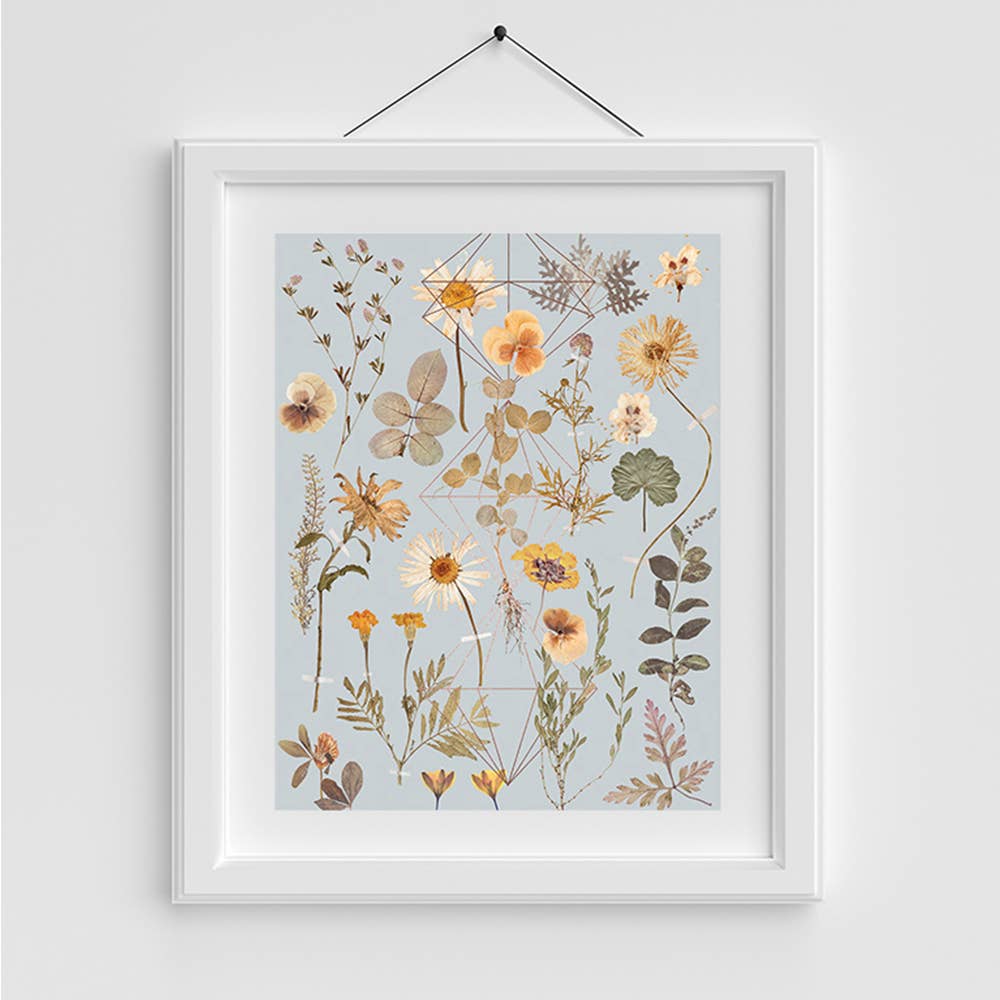 Copper Art Print- Golden Garden