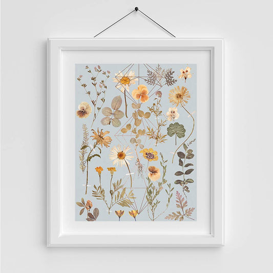 Copper Art Print- Golden Garden