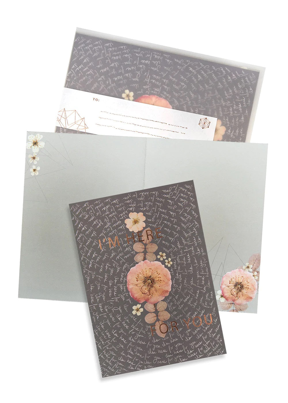 Greeting Card - Here For You Script