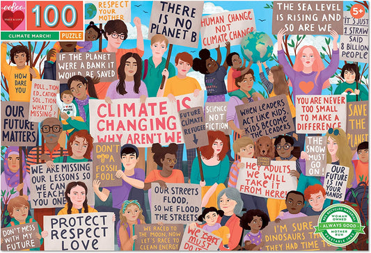 Climate March! 100 Piece Puzzle