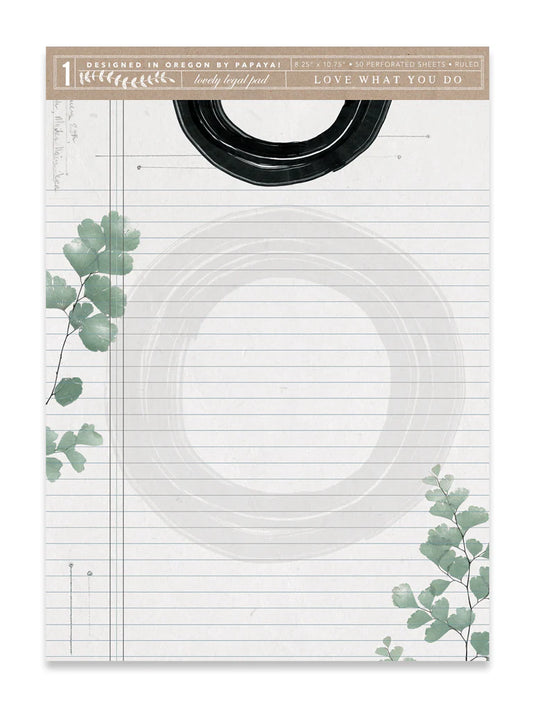 Legal Pad - Ink Centered