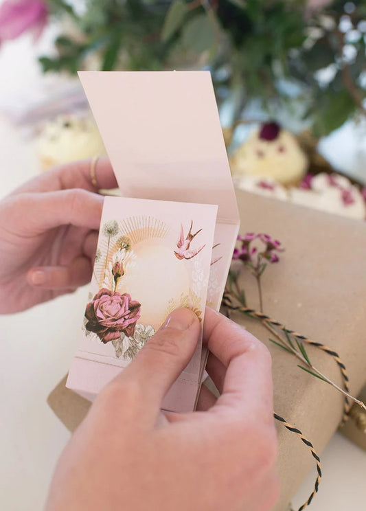 Gift Label Stickers - Lavender Rose