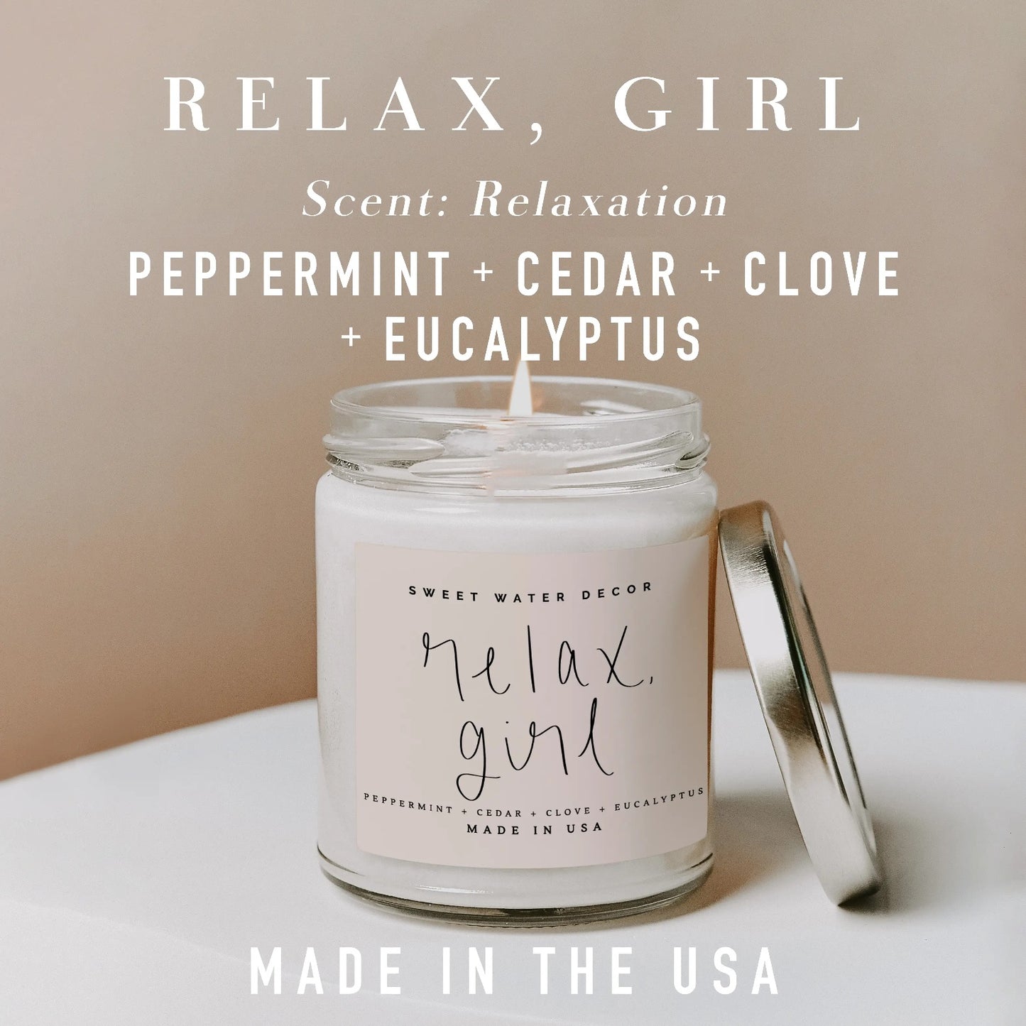Relax Girl Soy Candle