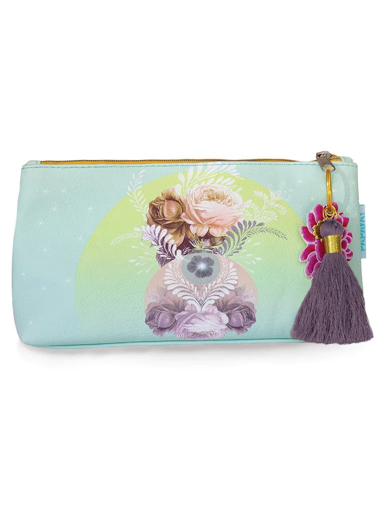 Small Tassel Pouch - Solar Bloom