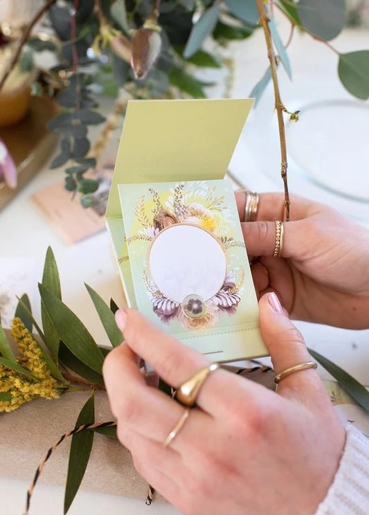 Gift Label Sticker - Solar Blooms