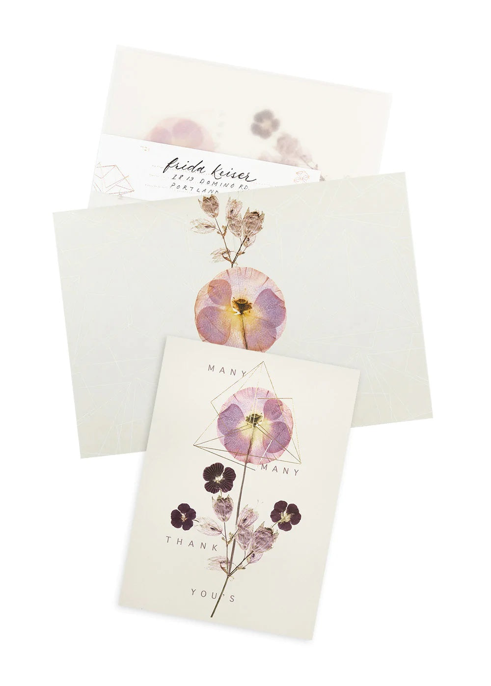 Greeting Card - Violet Glow