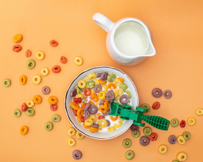 Set of 2 Tractor Utensils - Green