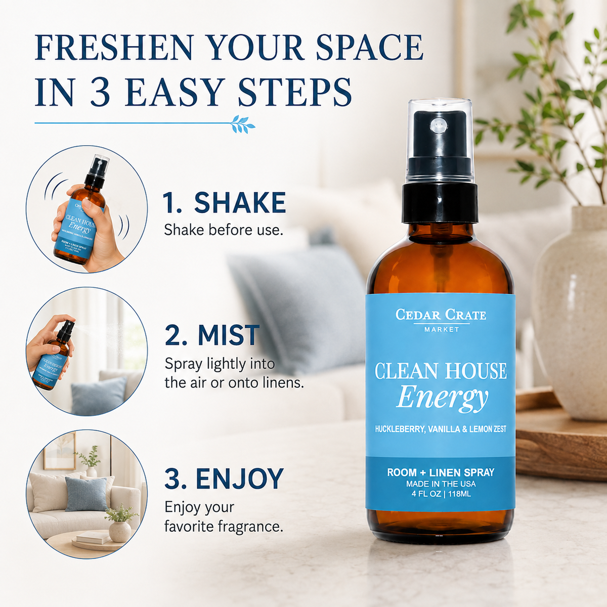 Funny Room Spray - Clean House Energy