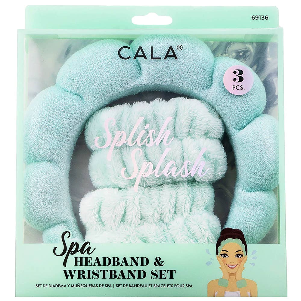 Headband & Wristband Set - Mint