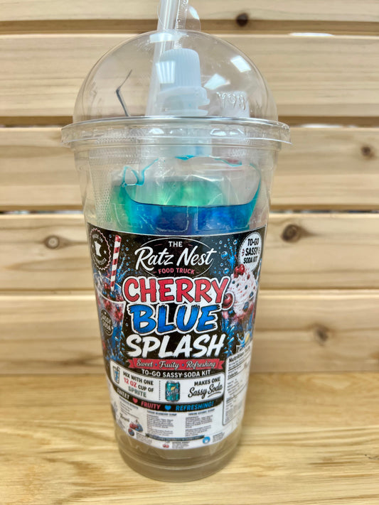Sassy Soda To Go - Cherry Blue Splash