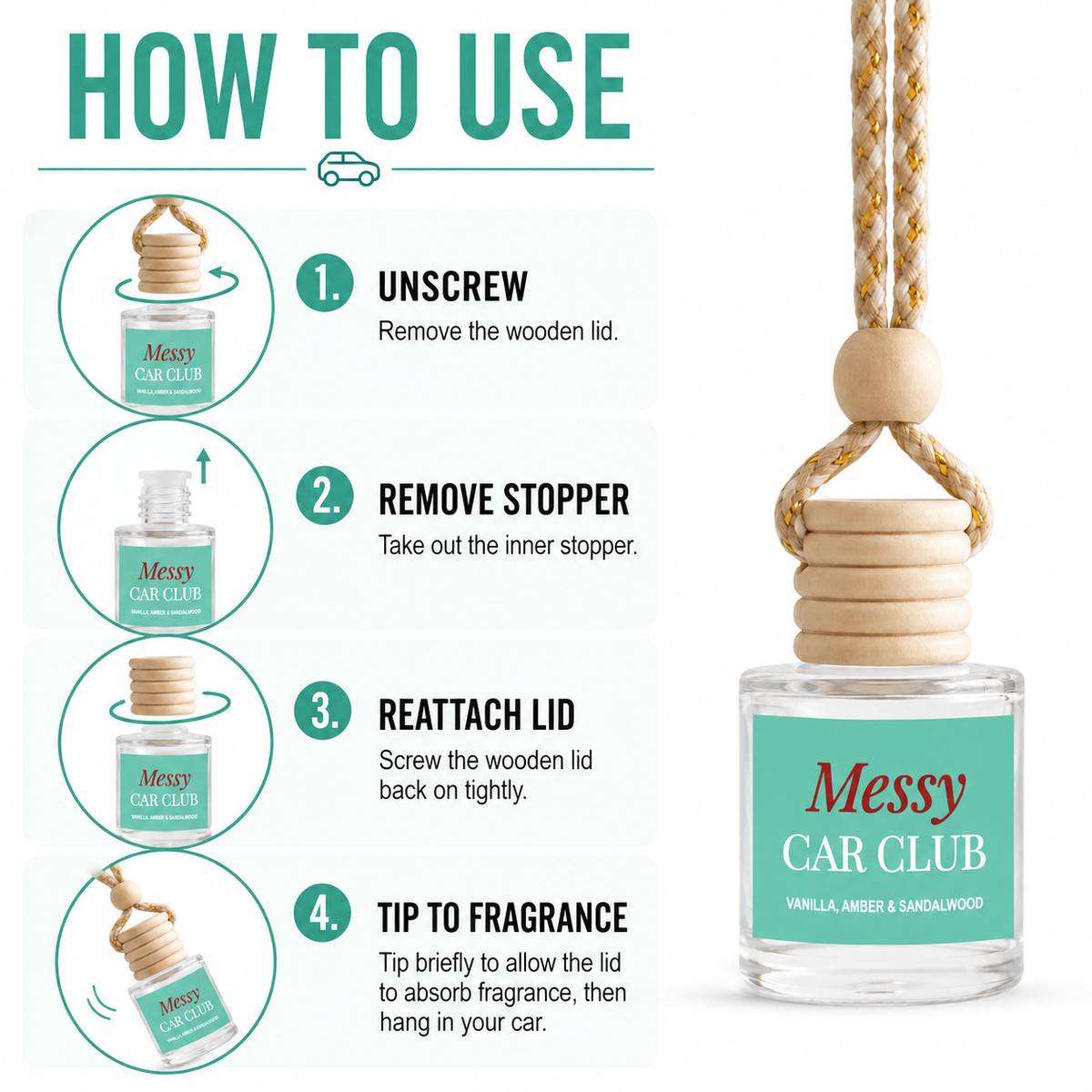 Car Diffuser - Messy Car Club