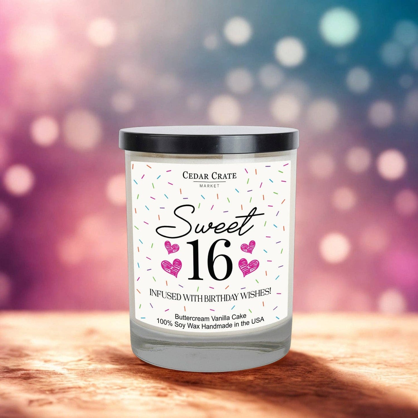 16th Birthday Candle - Sweet 16 Infused With Birthday Wishes