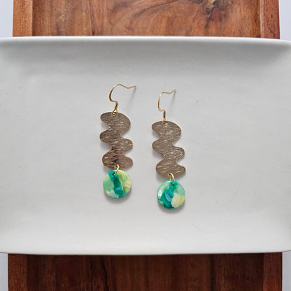 Hazel Earrings - Green