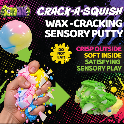 Wax Cracking Sensory Colorful Putty