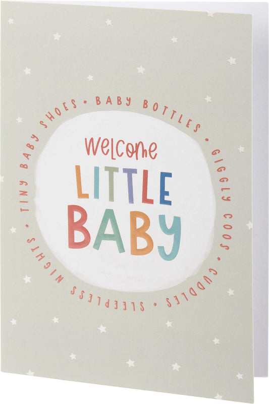 Greeting Card - Welcome Little Baby