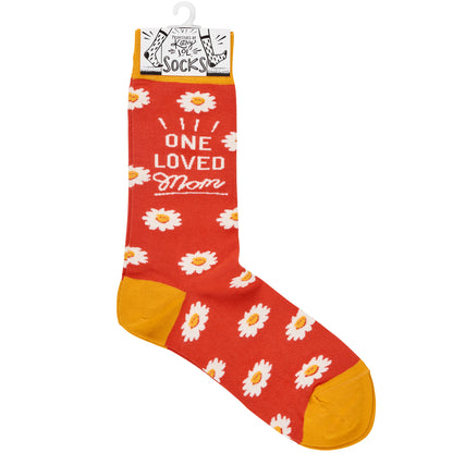 One Loved Mom Socks