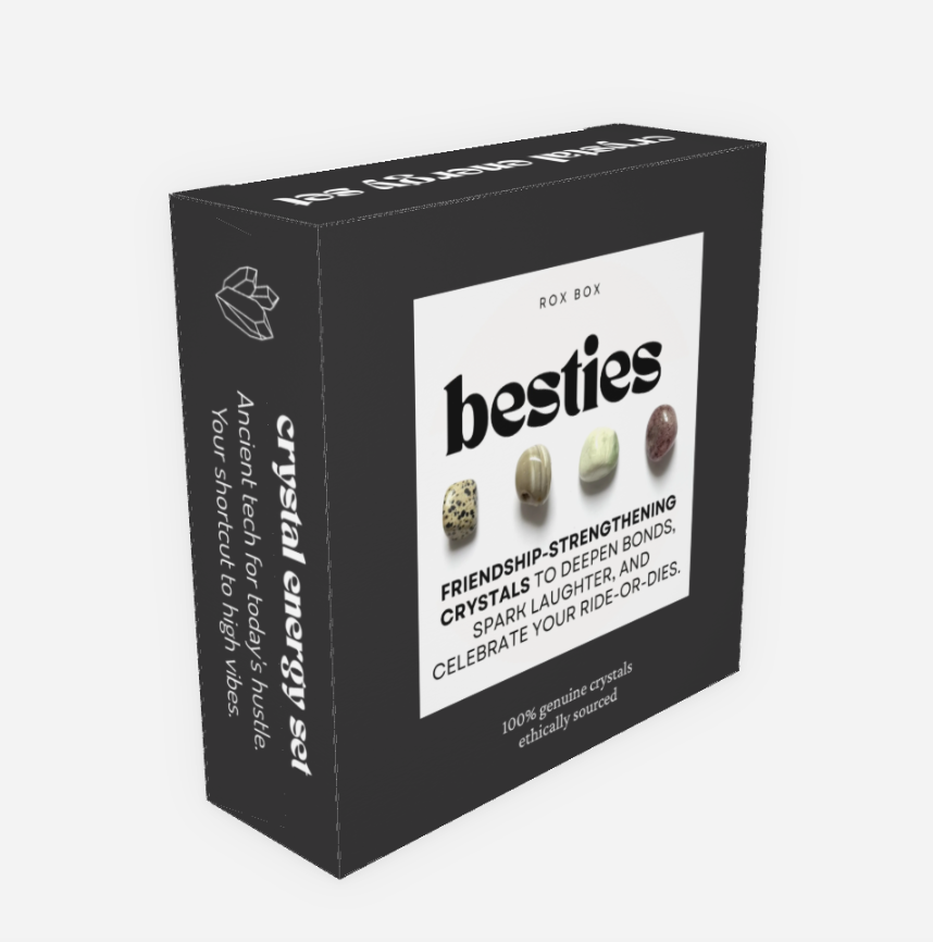 Besties - crystals for friendship - cheeky gift funny gift