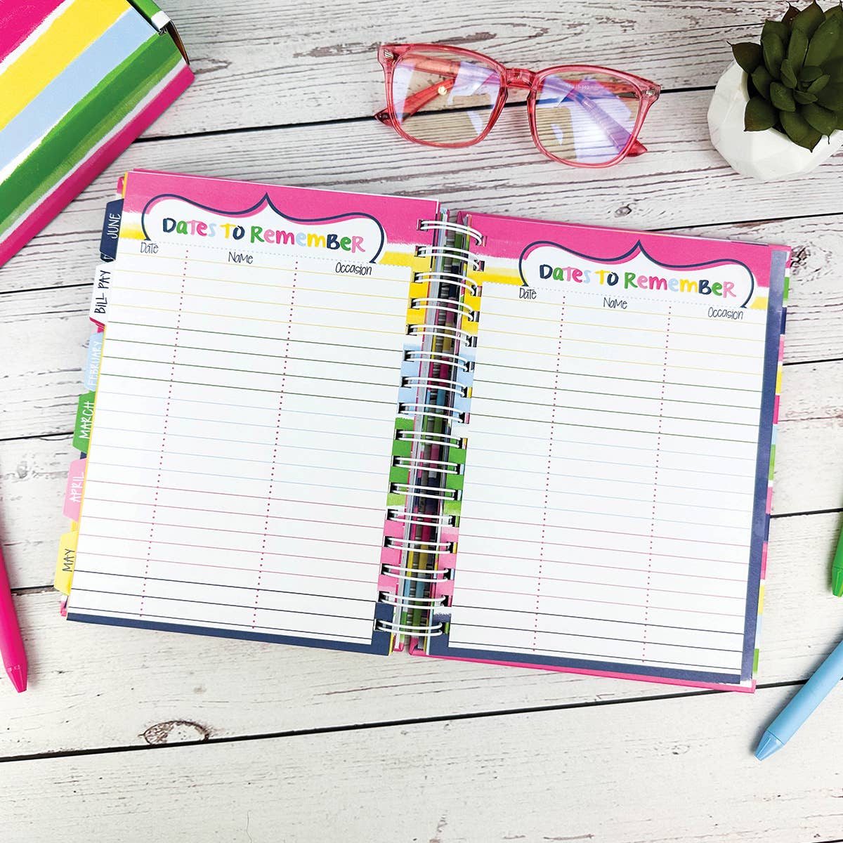 Reminder Binder® Planner [Jan 24-June 25] | - Petals