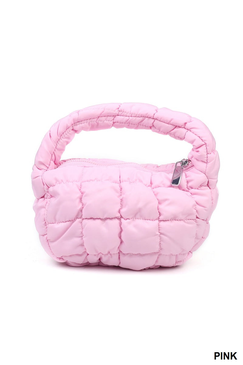 Small Quilted Puffy Handbag