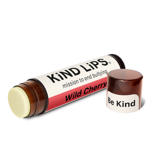 Organic Lip Balm, Wild Cherry, Kind Lips, Single Hang Pack
