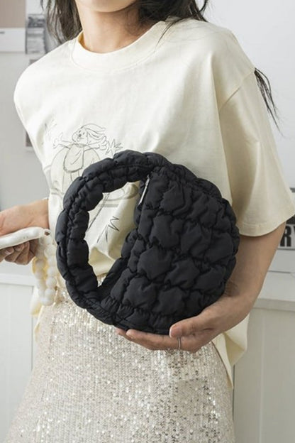 Small Quilted Puffy Handbag