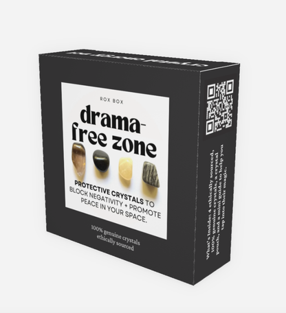 Drama-free zone - crystal gift for protection | cheeky funny gift