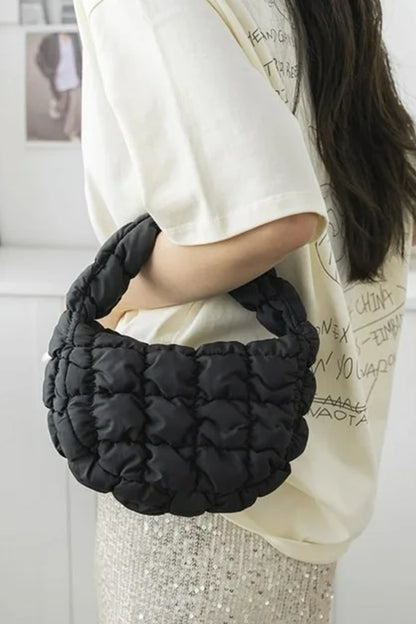 Small Quilted Puffy Handbag